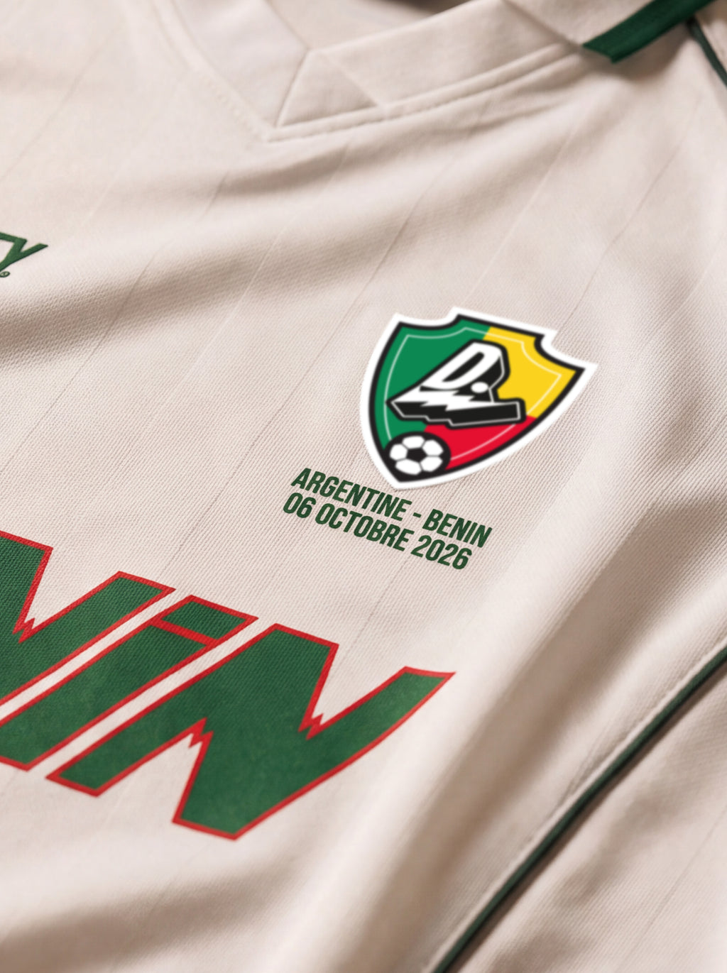 Maillot Bénin Blanc| Édition Limitée | DAÖMEY League