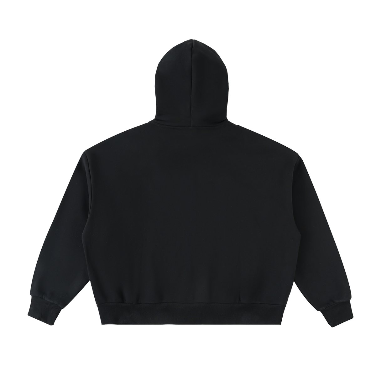 Hoodie Zippé Noir Rooted Essence | DAÖMEY Basics