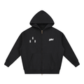 Hoodie Zippé Noir King Béhanzin