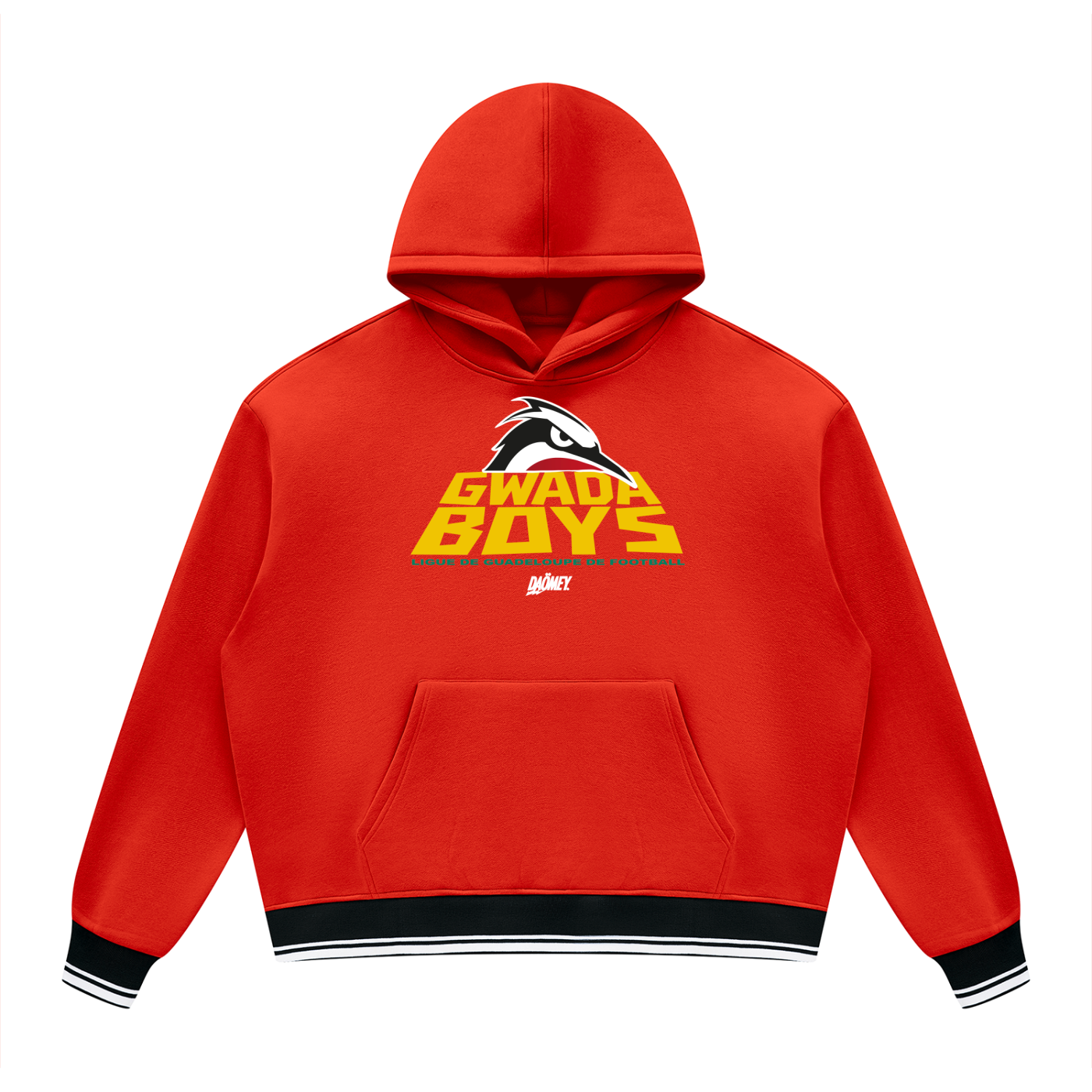 Hoodie Gwada Boys Rouge