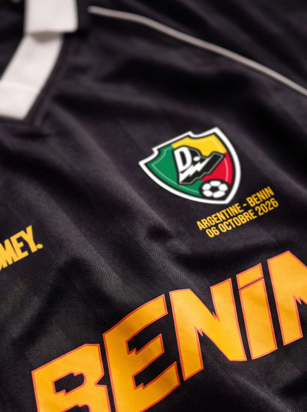 Maillot Bénin Noir| Édition Limitée | DAÖMEY League