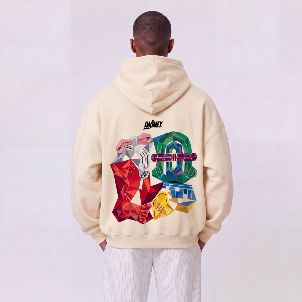Hoodie Zippé Abricot King Agoli