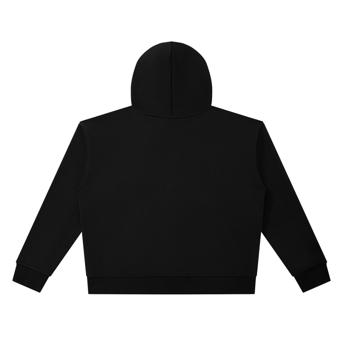 Hoodie Zippé Noir Mont-Valérien | DAÖMEY Lifestyle