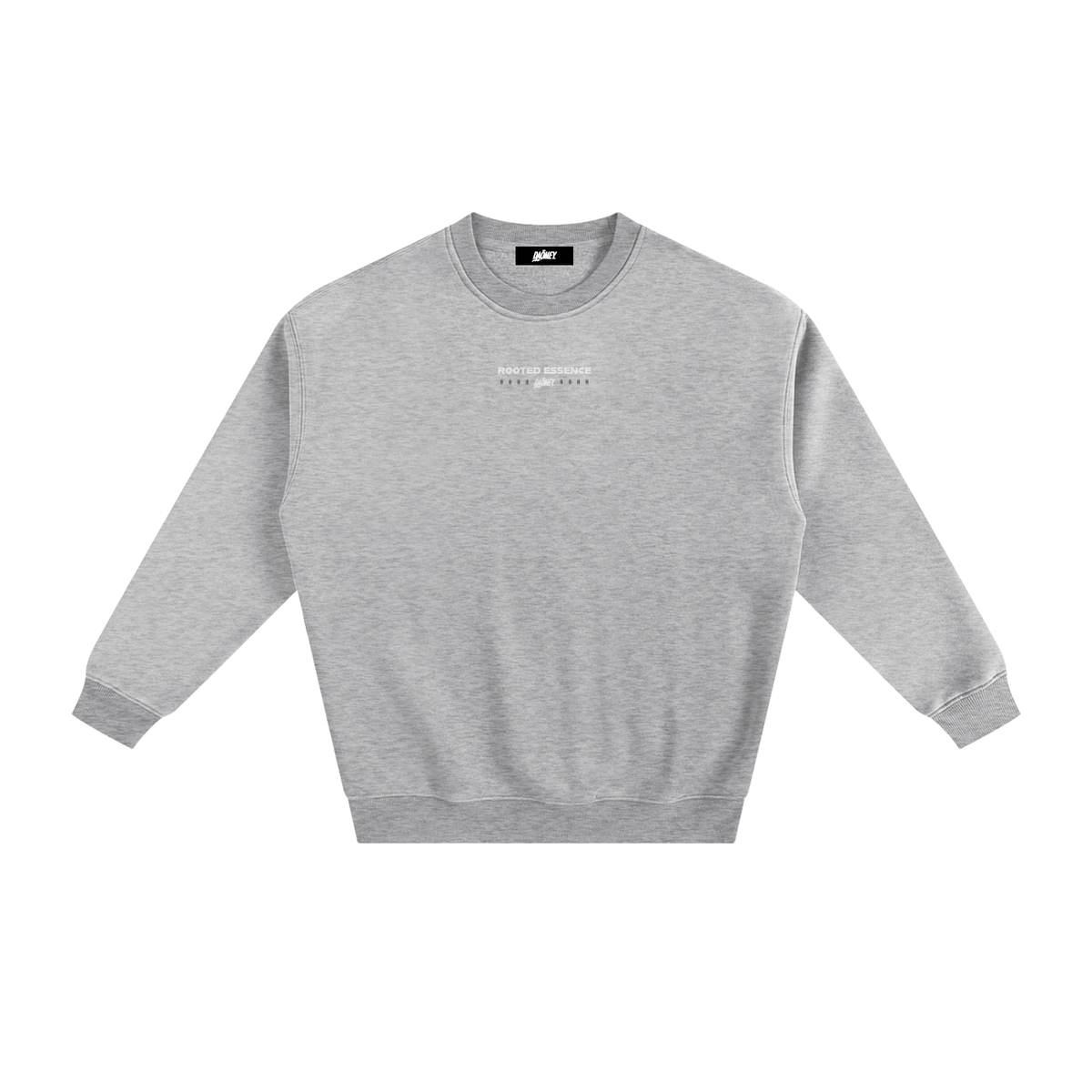 Sweatshirt Gris Rooted Essence | DAÖMEY Basics