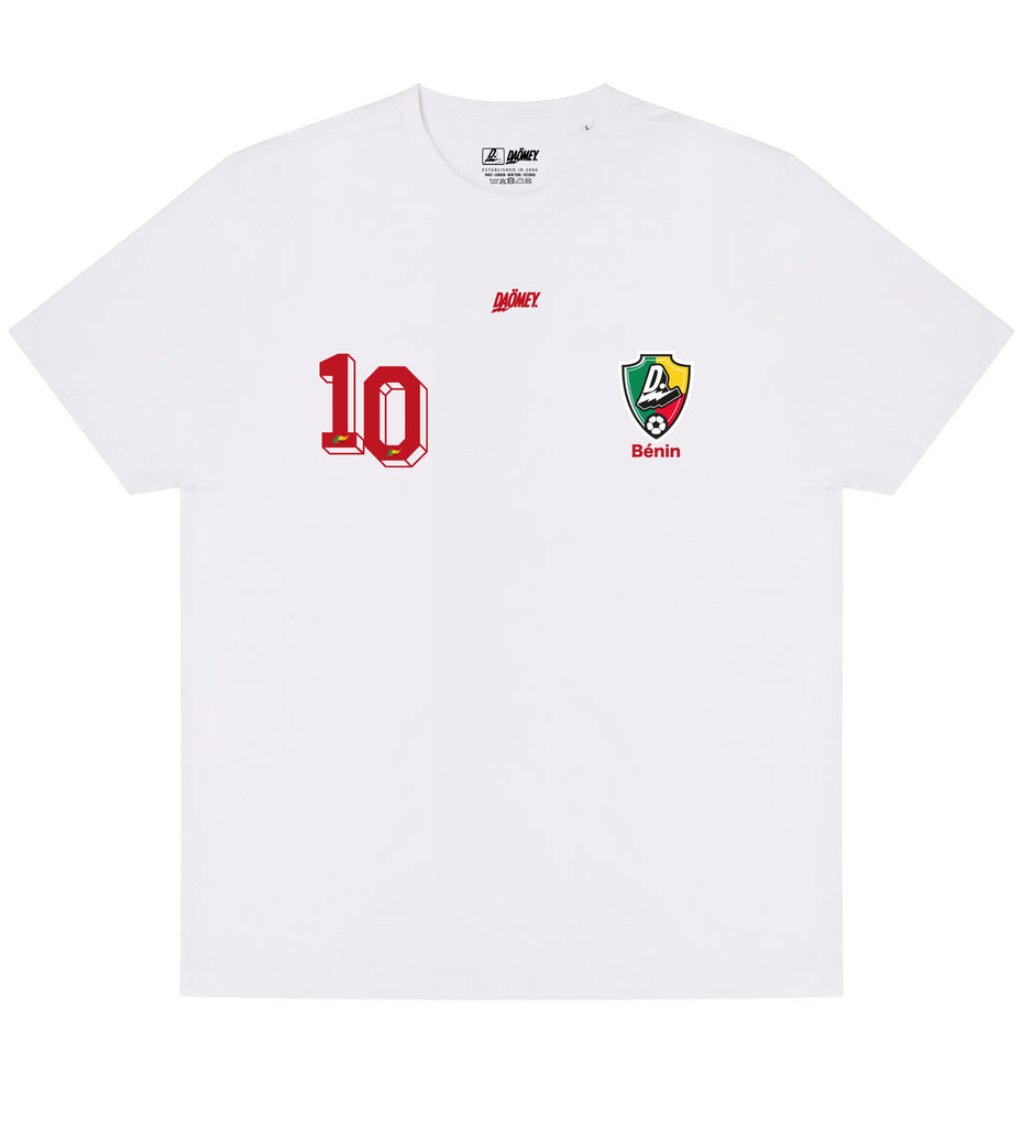 T-shirt Benin Football Blanc